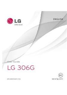 LG 306 G manual. Tablet Instructions.